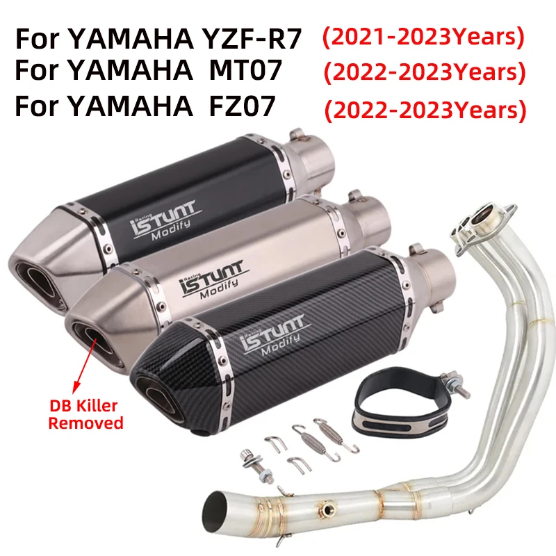

Выхлопная труба для мотоцикла YAMAHA YZF-R7 MT07 FZ07 2021 - 2023