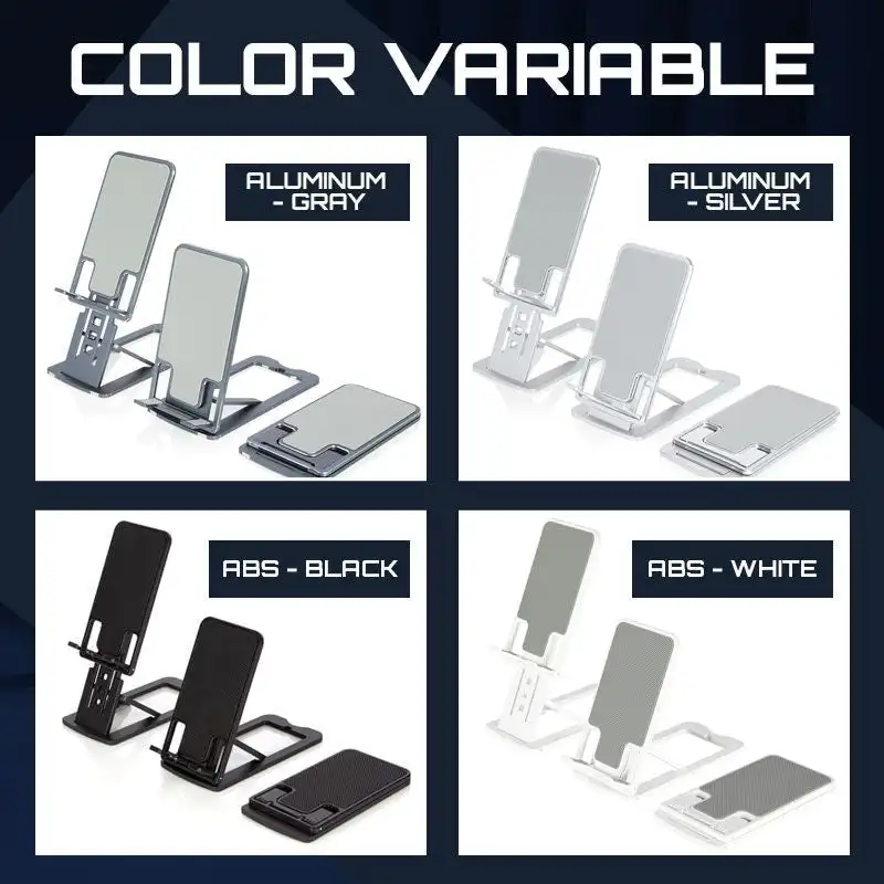 desktop phone tablet holder metal abs table cell foldable extend support mobile stand rack for iphone ipad adjustable free global shipping