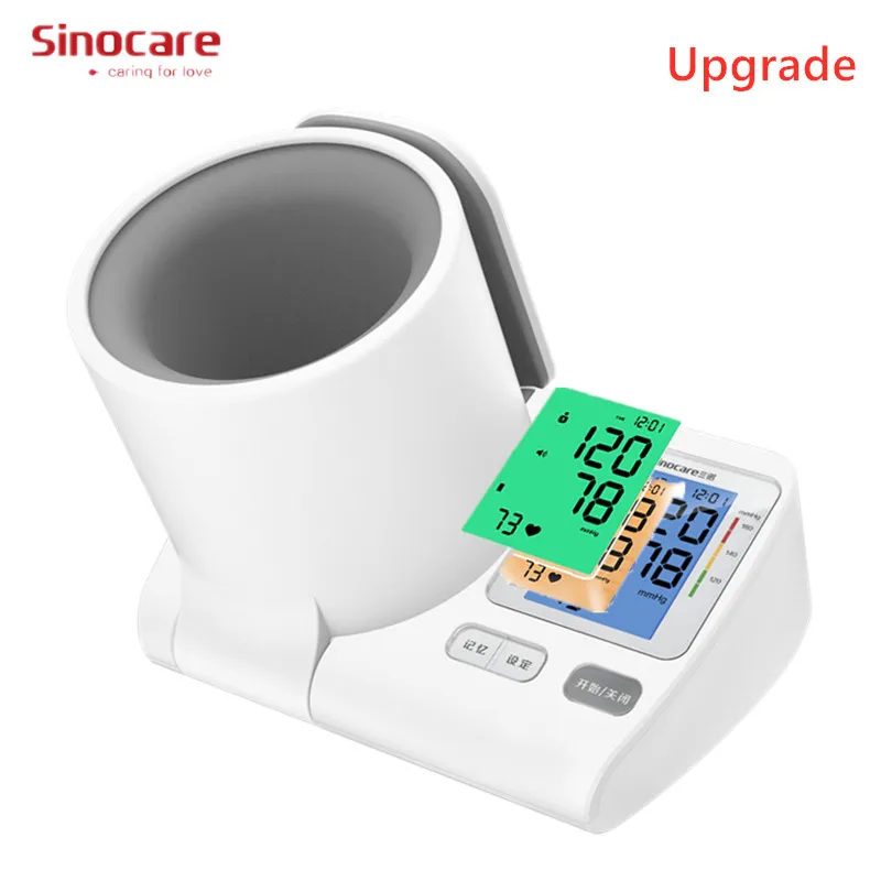 

Sinocare Blood Pressure Monitor Automatic Tunnel Type Tonometer Digital Upper Arm Sphygmomanometer Tensiometer BP Machine Pulse