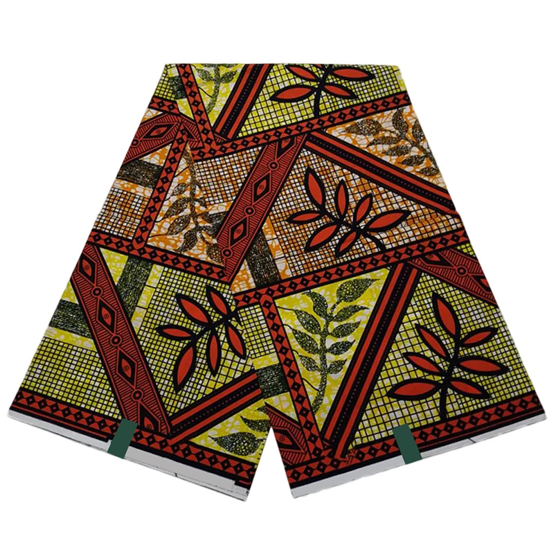 

Ткань из 100% хлопка с принтом, мягкие африканские восковые ткани, Голландская Оригинальная Ткань из настоящего воска, ткань из Анкары, высоко...