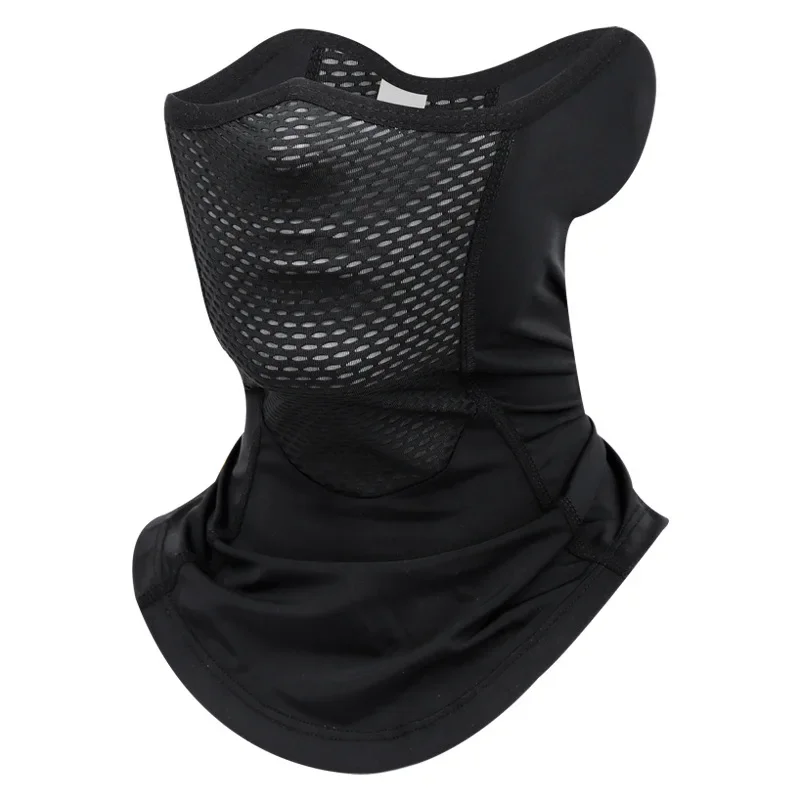 

Nylon ice silk head cover riding mask men's summer sunscreen bib windproof sunscreen face towel motorcycle riding equipment