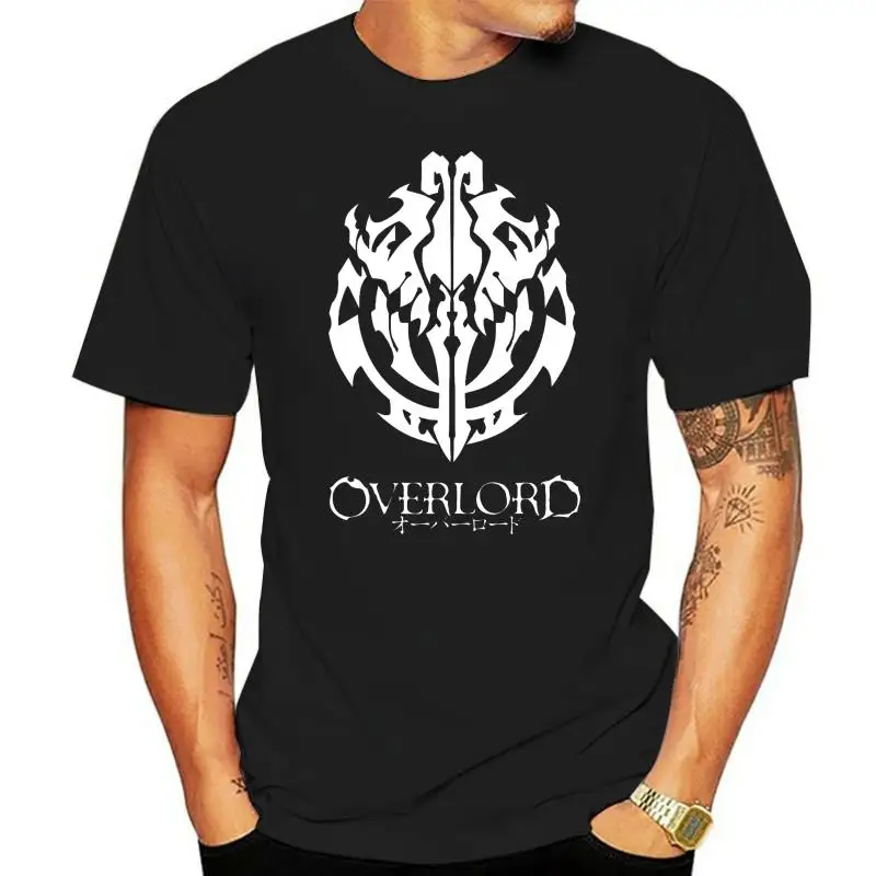 

Overlord Anime - Guild Emblem Ainz Ooal Gown T-Shirts 2022 Men O-neck Design Short-sleeved