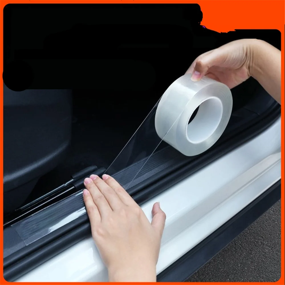 

Car trunk threshold strip sticker for Renault Clio Logan Megane Koleos Scenic Dacia Duster kaptur fluence