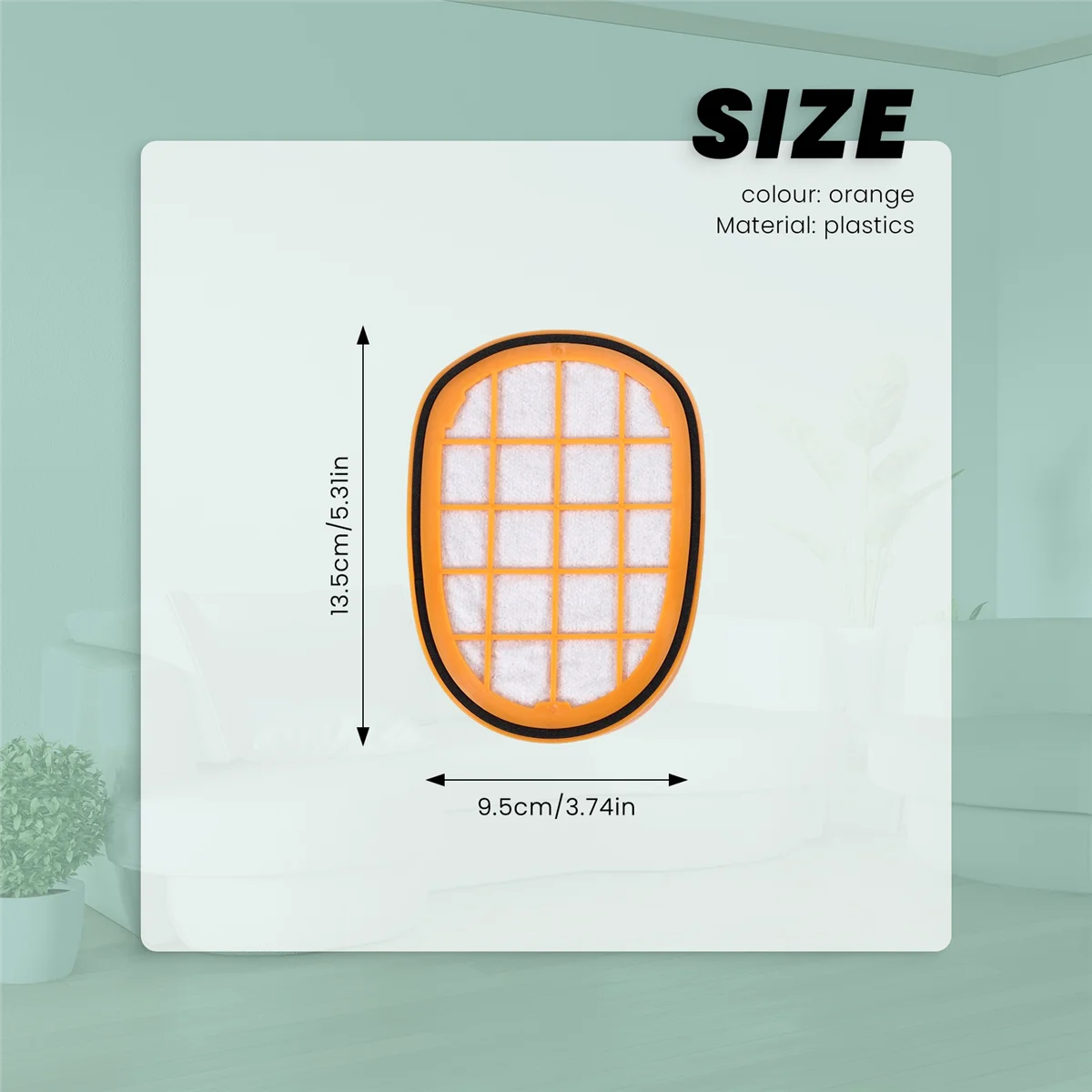 Фильтр для пылесоса Philips FC6822 FC6823 FC6827 FC6908 FC6906 FC6904 2 шт.