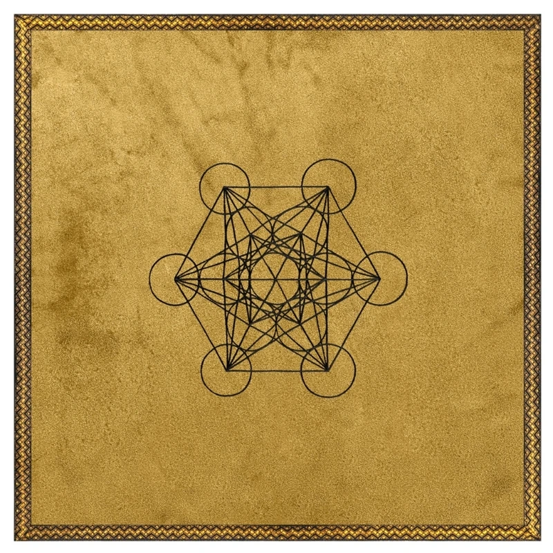 Квадратный бархатный коврик для настольной игры Астролябия гадания и астрологии