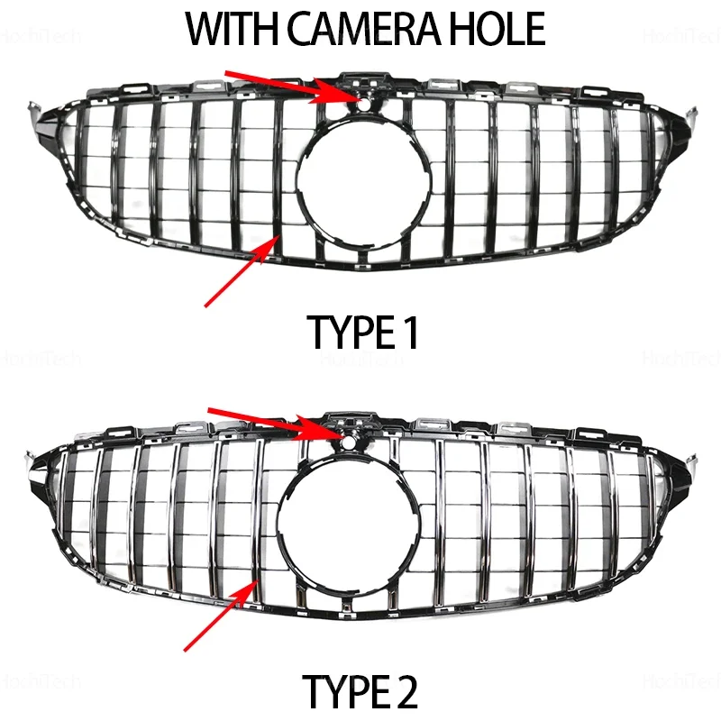 Решетка переднего капота гоночный бампер внешняя часть для Mercedes-Benz C Class W205 S205 C205