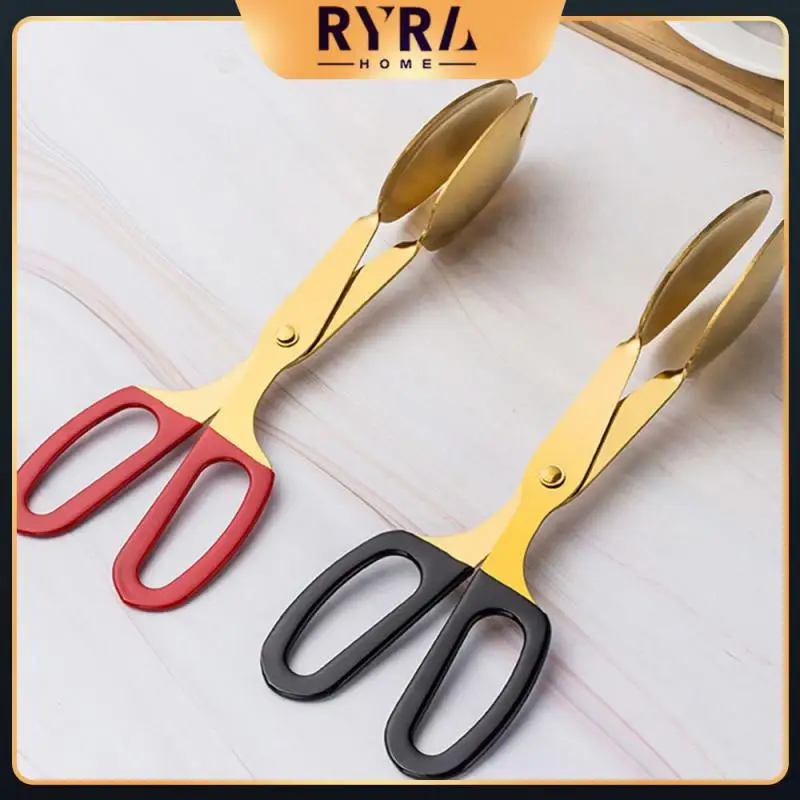 

And Vegetables Integrated Molding Scissor Pliers Thickening To Enhance Texture Scissors Barbecue Bread Grill Easy To Grip Steak