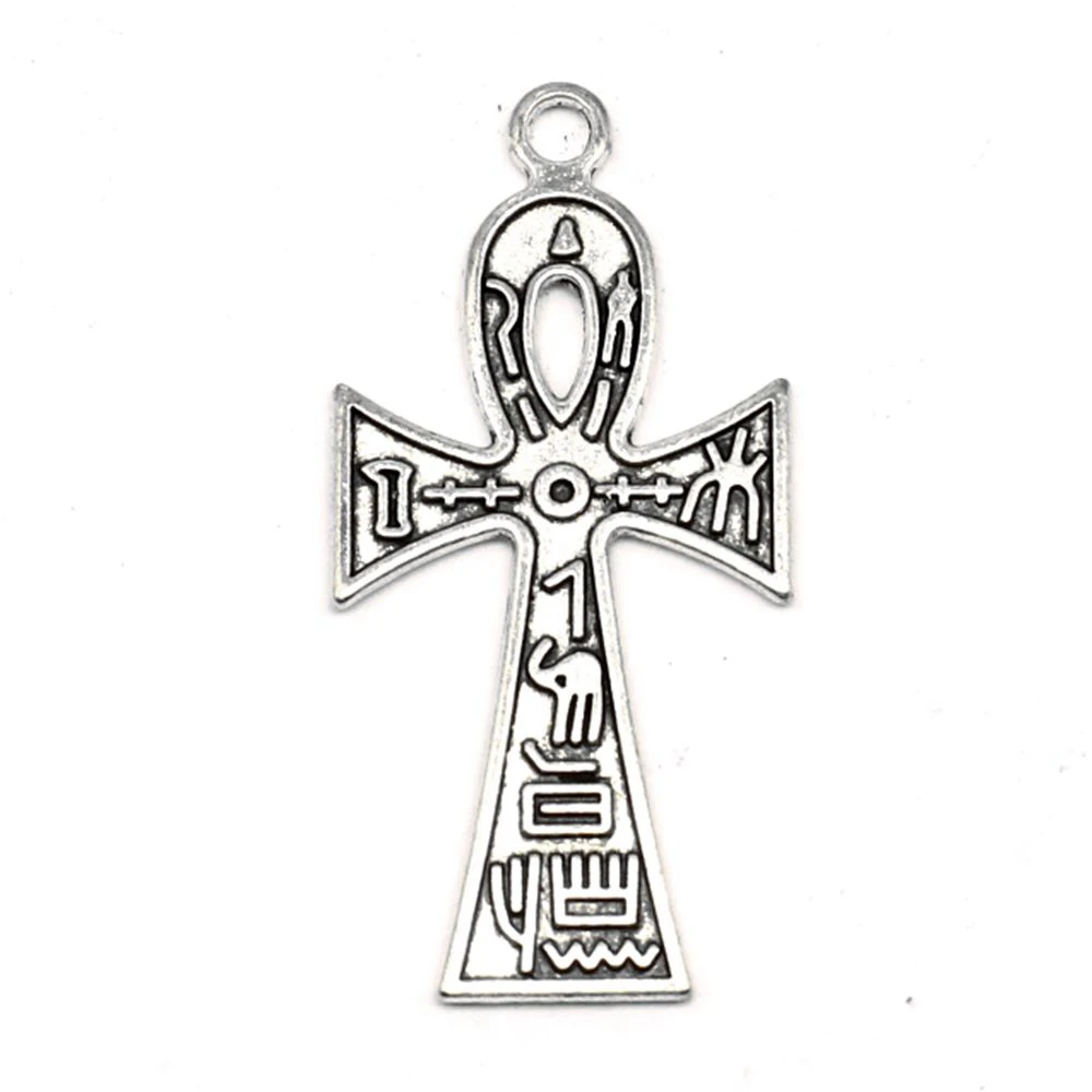 

Ankh Cross Charm For Making Jewelry Diy Finding 30pcs 18x38mm