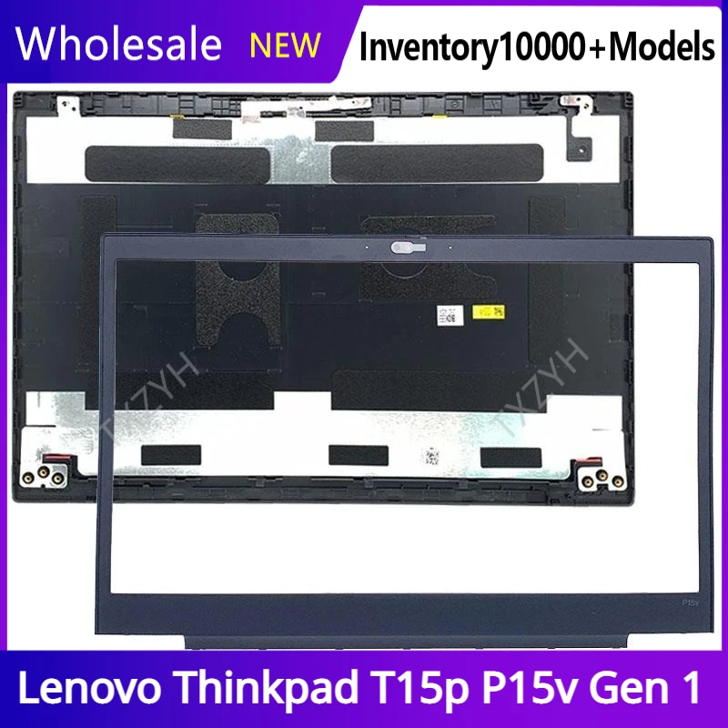 

New Original For Lenovo Thinkpad T15p P15v Gen 1 Laptop LCD back cover Front Bezel Case Cover A B Shell 5CB0Z69164 Metal