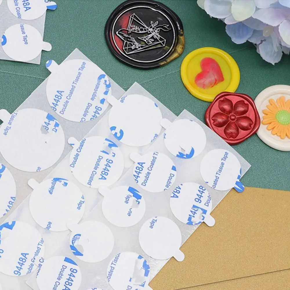 100 шт., двусторонняя клейкая лента для печати на воске 100 шт., двусторонняя клейкая лента для печати на воске