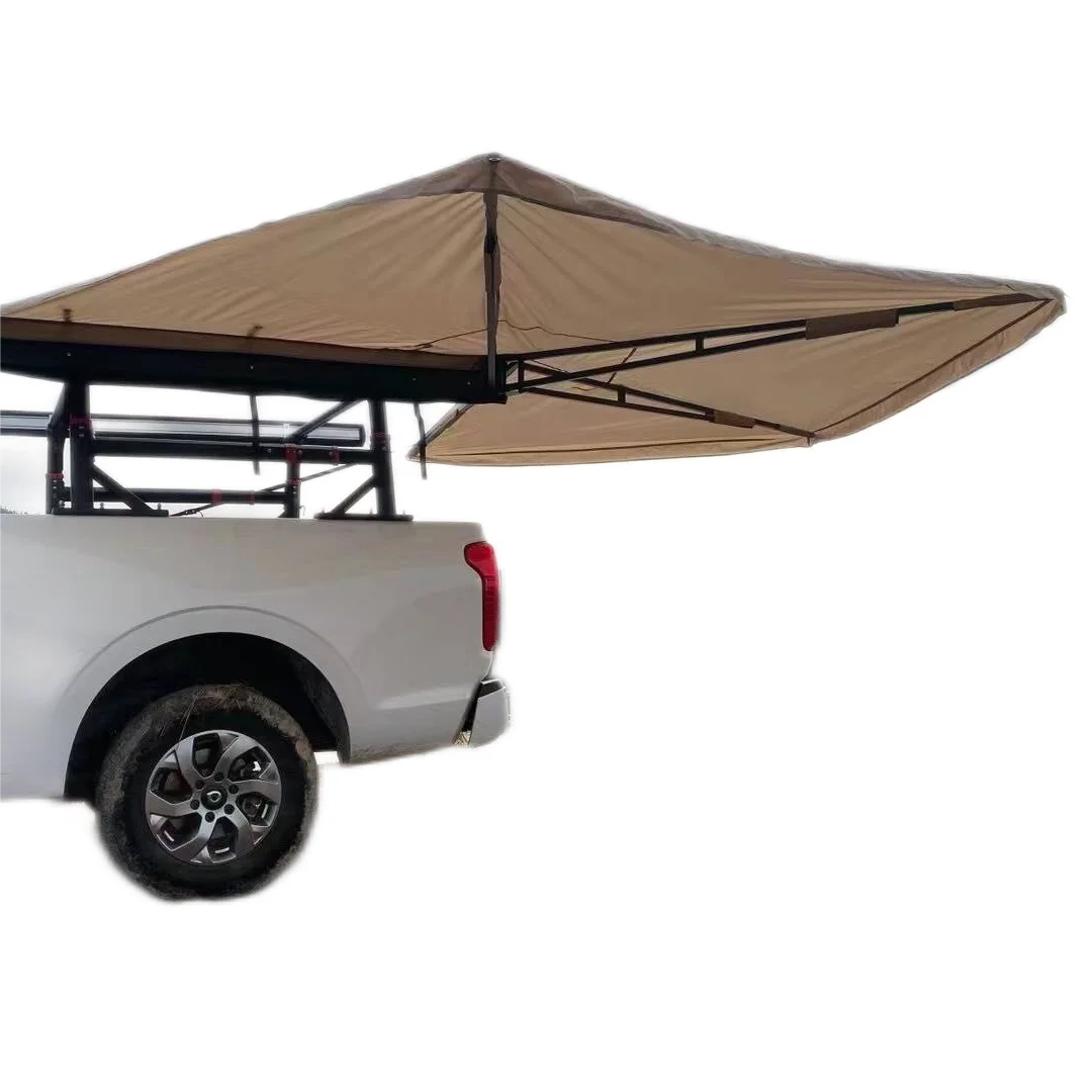 

4wd Foxwing 270 Degree Awning Free Standing Fan Car Side Awning Tent For Camping