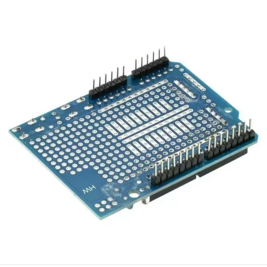 Фото Плата расширения прототипа умной электроники UNO Proto Shield с мини-макетной платой SYB-170 на базе Arduino UNO ProtoShield DIY №1
