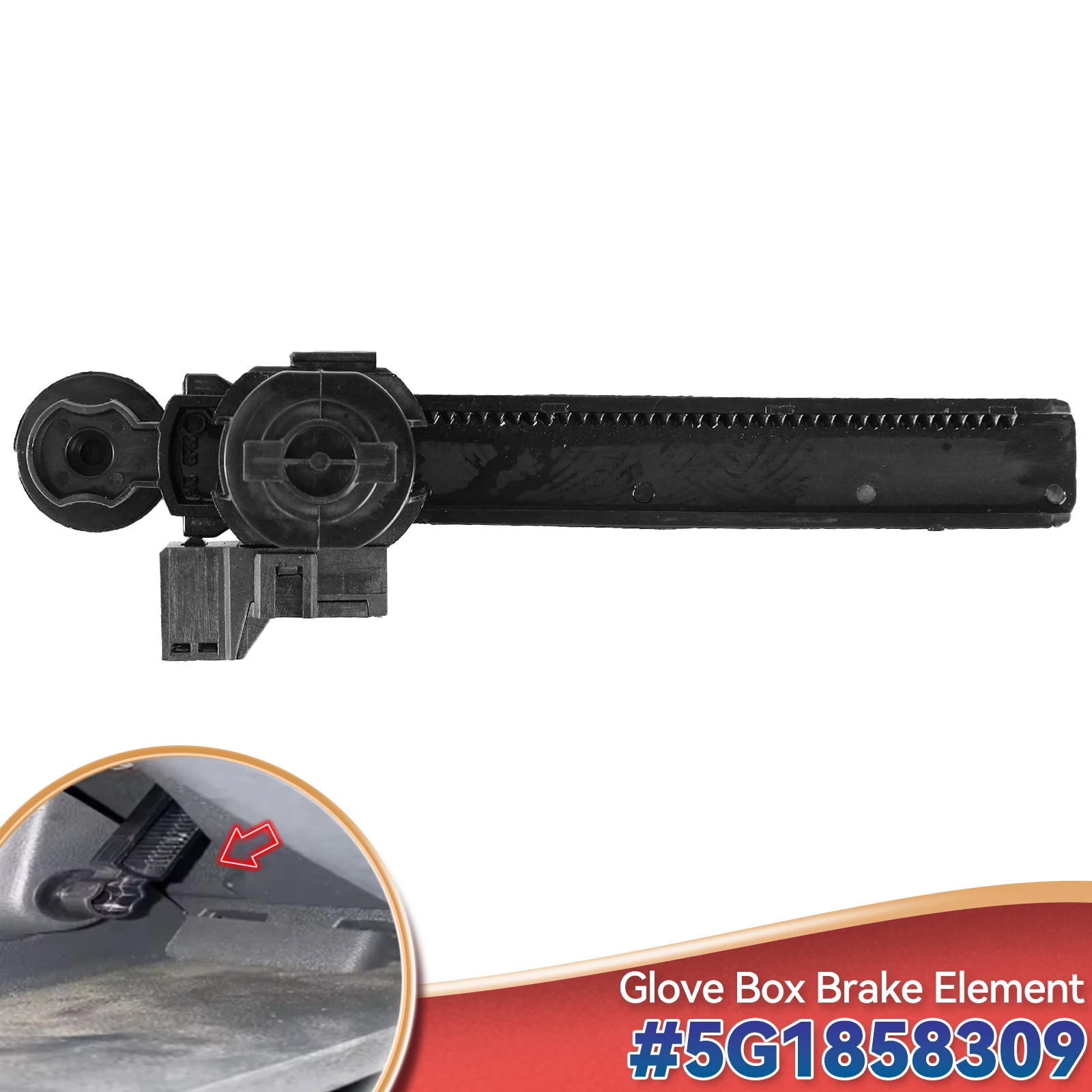 

Автомобильный тормозной элемент перчаточного ящика с левым рукавичком для VW Golf 7 GTI R Line Passat B8 CC Touran 5T Tiguan 2 T-Roc Arteon Skoda kodiaq GT 5G 1858309