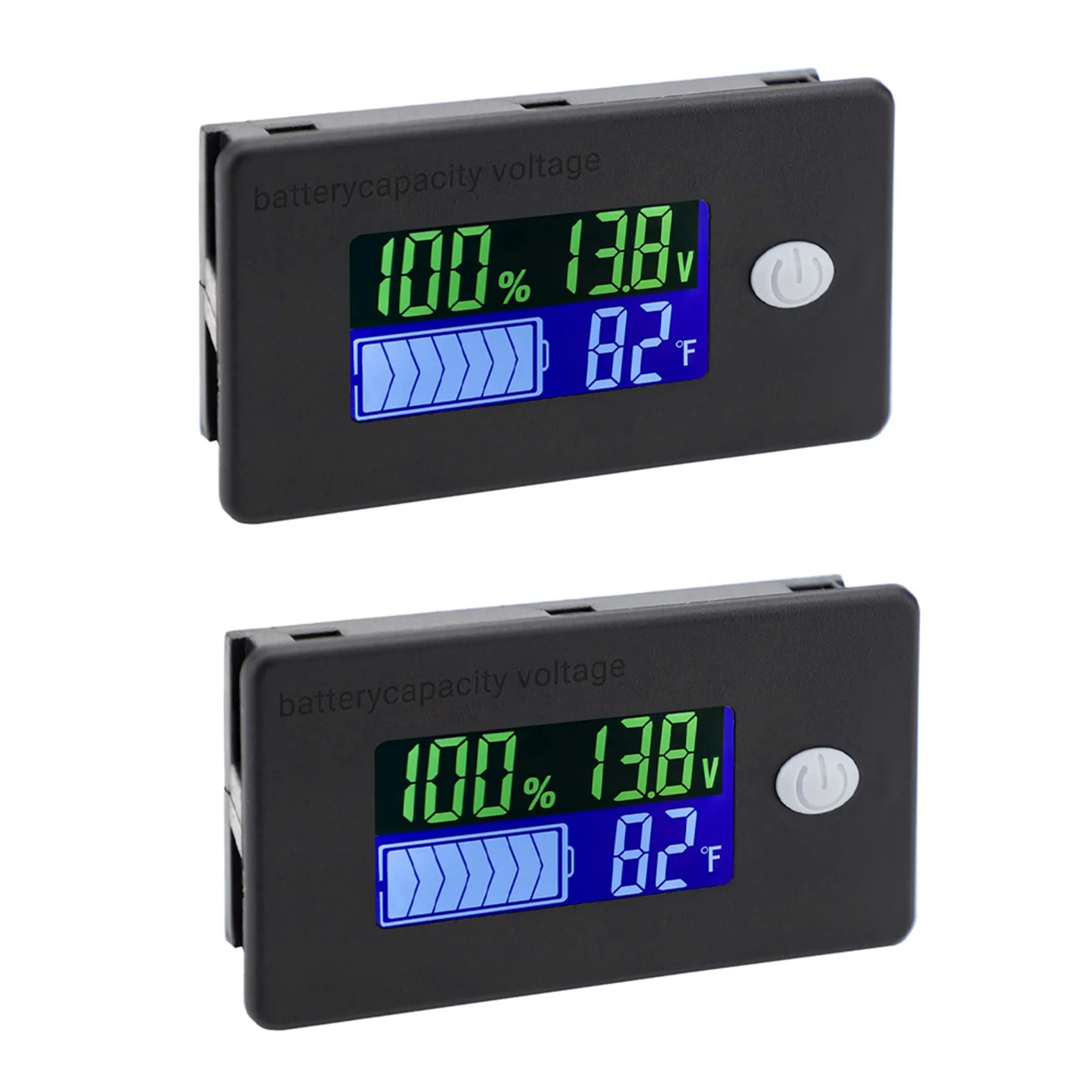 

2 шт., измеритель емкости батареи, 10-100 в, 12-48 в