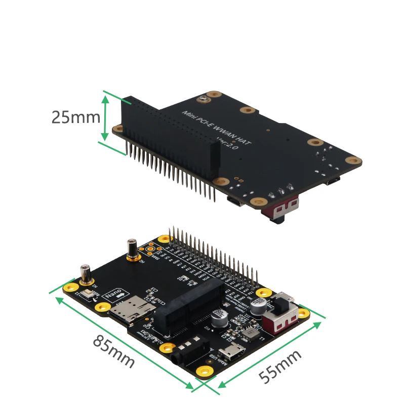 Raspberry Pi 3G 4G сетевая карта LTE модуль-адаптер плата расширения для Quectel EP06-E EC25-E EC25-EU Cat