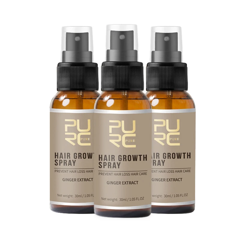 

NEW 30ml PURC Hair Growth Spray Extract Prevent Hair Loss Growing Hair For Thinning Beauty Hair Care Men Women