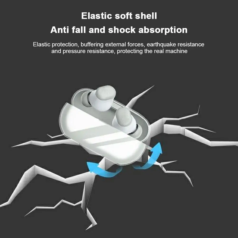 Прозрачный защитный чехол для соло-наушников Solobuds TPU портативные Чехлы