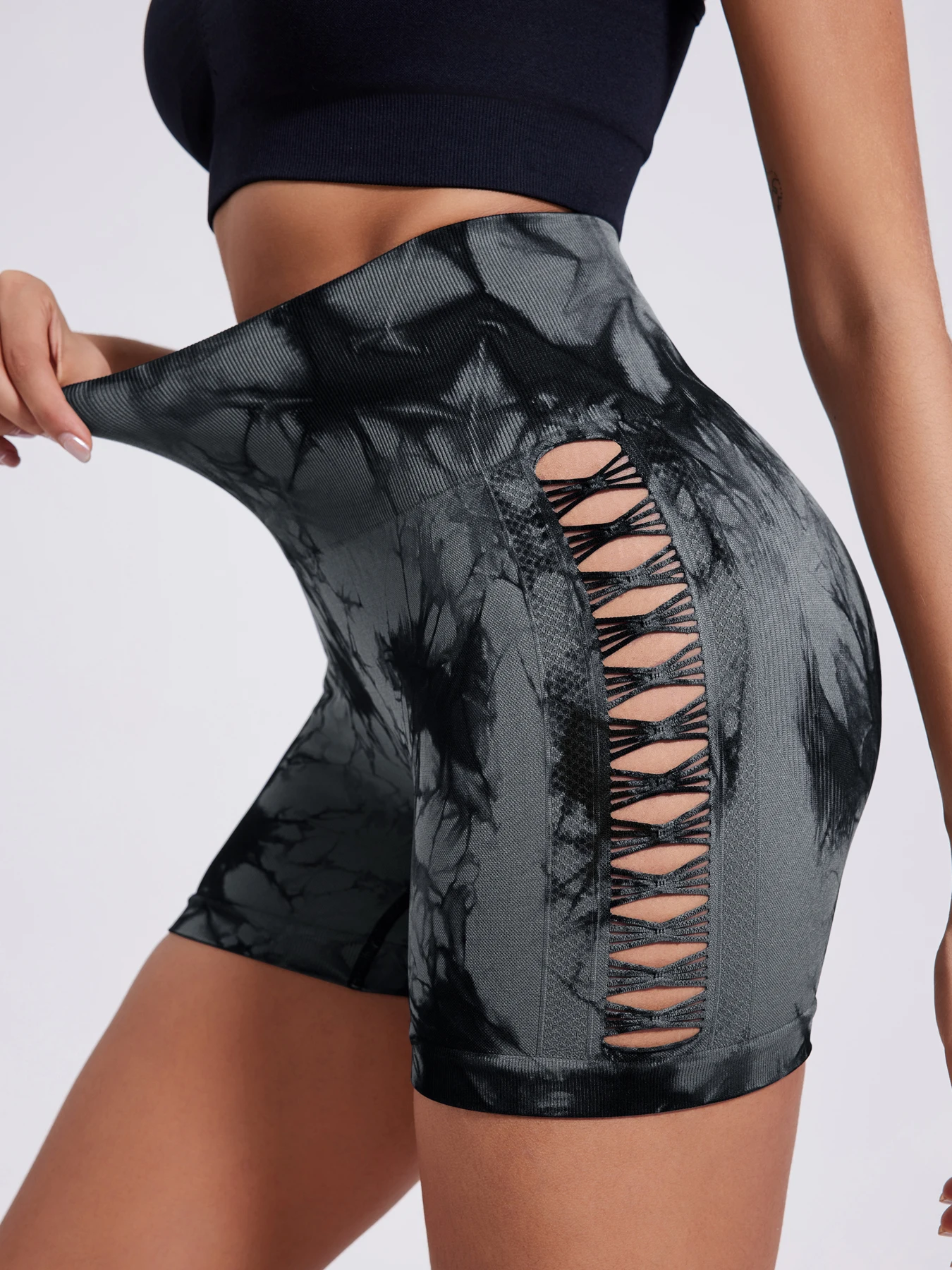 Женские леггинсы с завышенной талией повседневные Леггинсы для бега и фитнеса