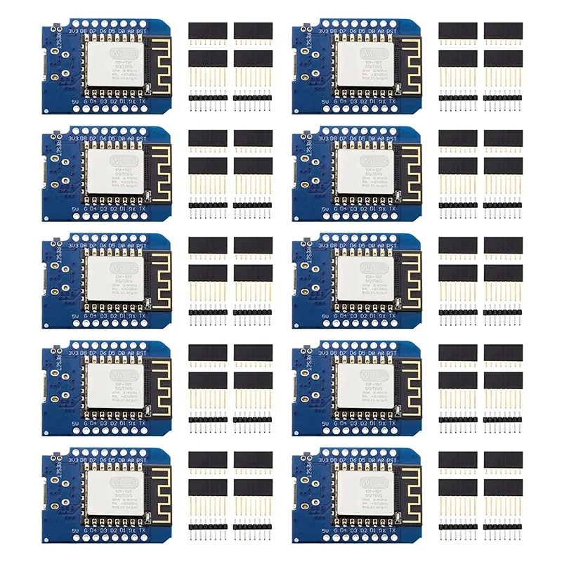 

10 шт., макетная плата Nodemcu, беспроводной D1 модуль для ESP8266 ESP-12F 4M Bytes WLAN Wifi Интернет-макетная плата