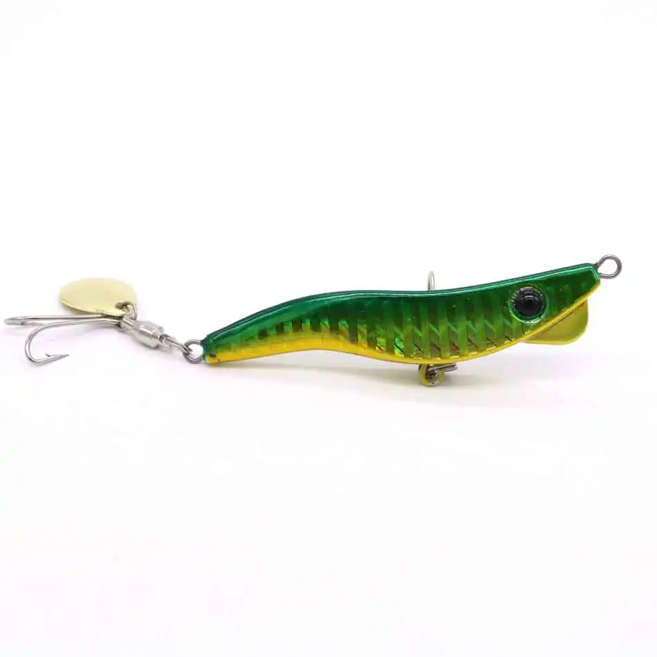 

AOCLU Metalmaru Slow Jig Shrimp Shape Metal Jig With Spoon And Hook 1pc 13g 19g 28g 40g Metal Lure
