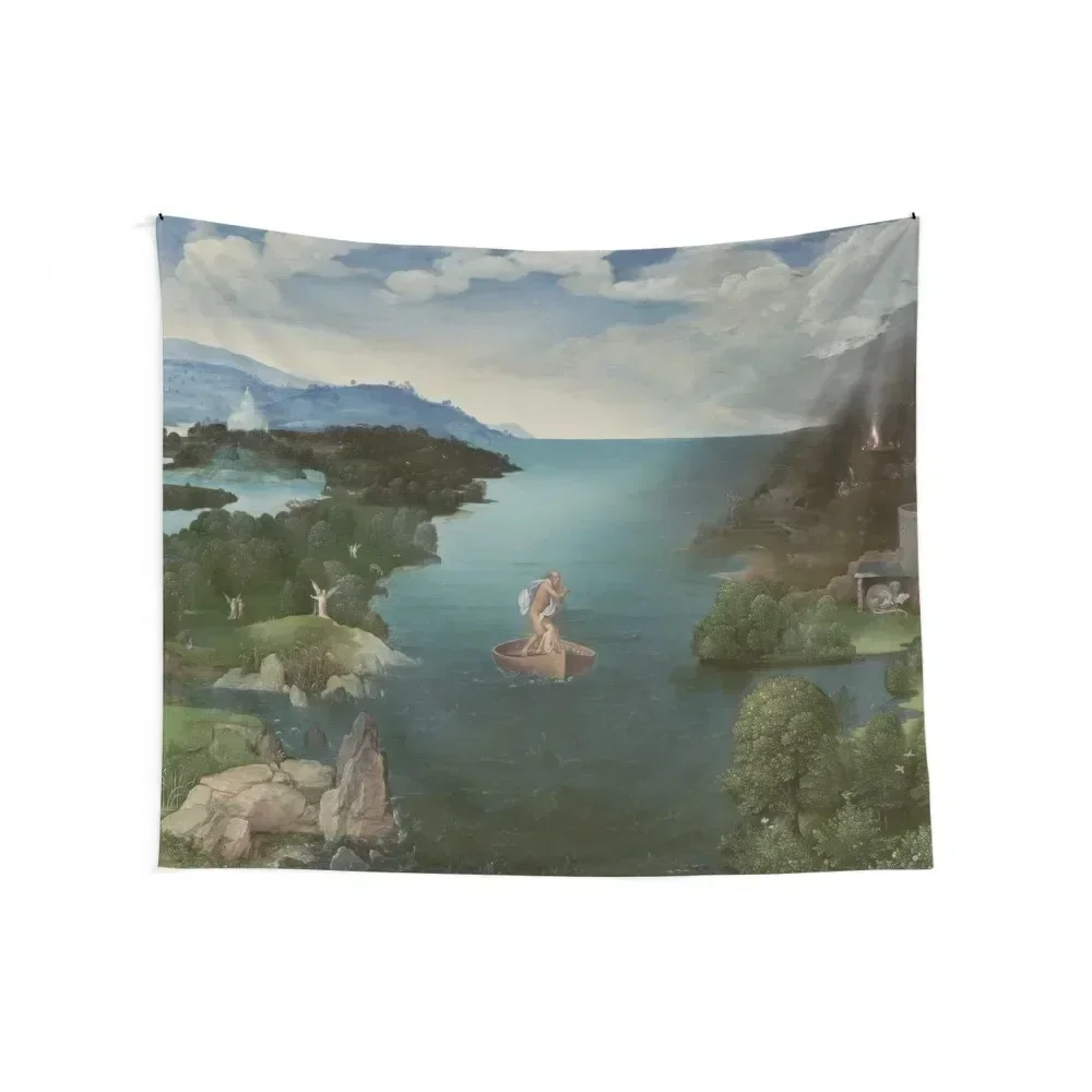 Charron Crossing the River Styx Гобелен Настенная роспись Настенный декор Эстетический