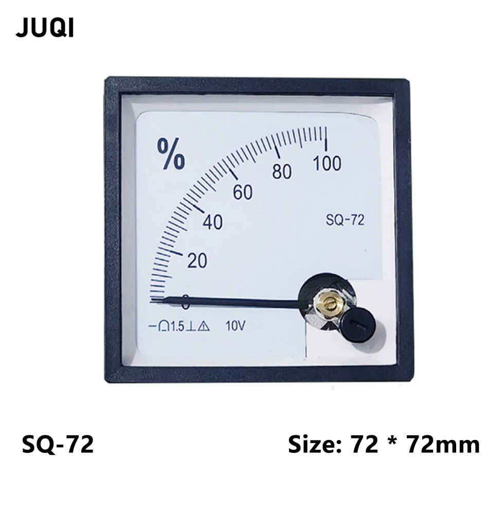 

NEW Pointer type instrument DC opening meter SQ-72-100% 10V 4-20mA 100% percentage meter ammeter voltmeter