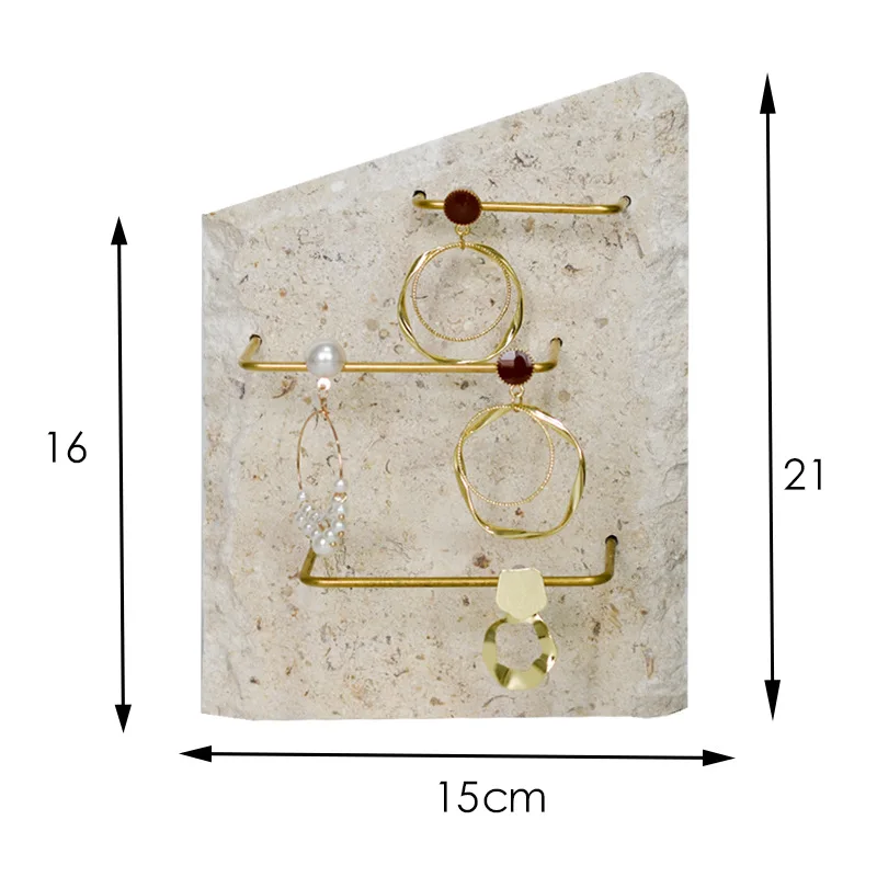 Jewelry Display Stand Jewelry Necklace Ring Display Board Factory Direct Sales Square Creative Display Window Props