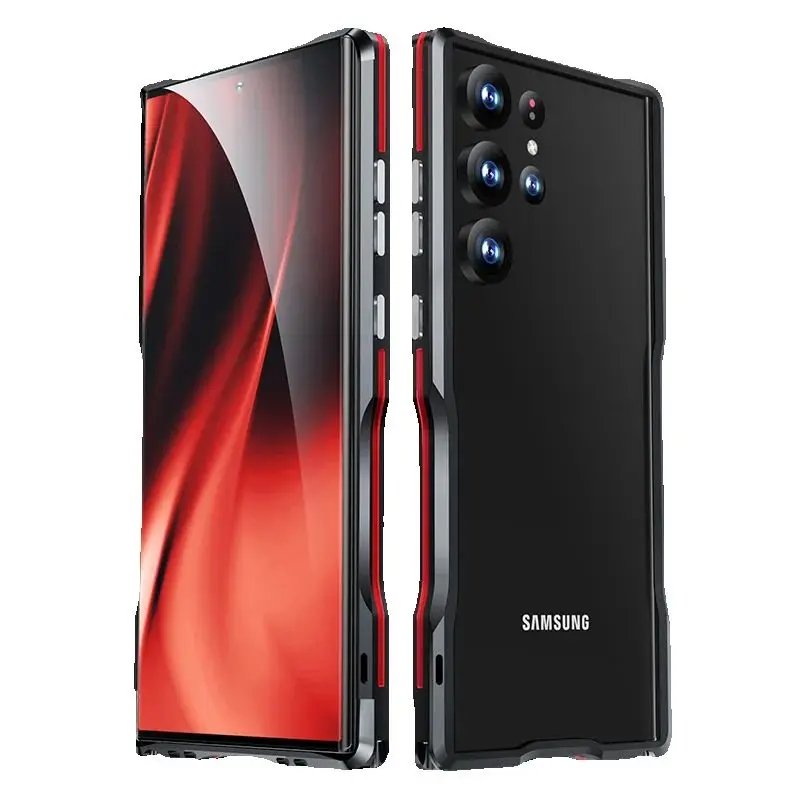 Оригинальный металлический каркас Luphie для Samsung Galaxy S24 S23 S22 S21 Ultra чехол-бампер