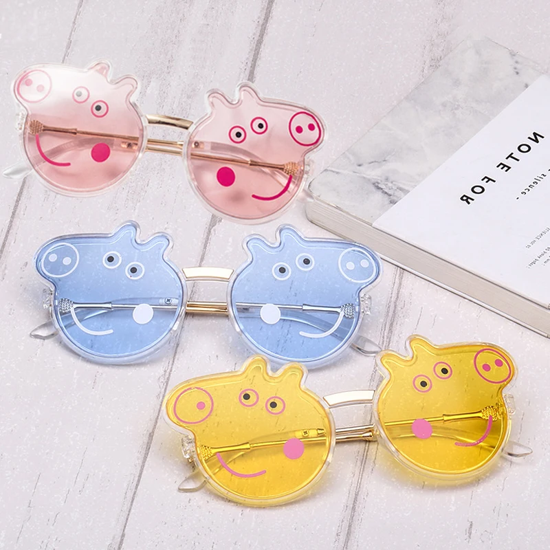 

Peppa Pig George Sunglasses Children's Anti-UV Sunglasses Cartoon Sunglasses 3-8 Years Old Kids Gifts Toy for Children
