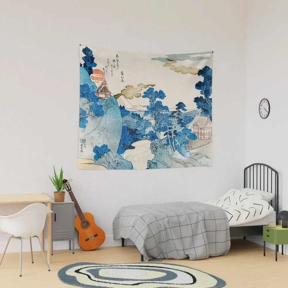 Гобелен Fuji no Yukei - Utagawa Kuniyoshi Декор для спальни эстетические украшения комнаты