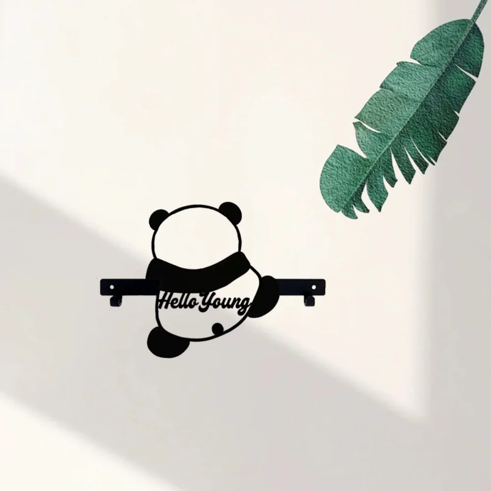 Функциональная Вешалка из кованого железа для ключей с поводком практичная