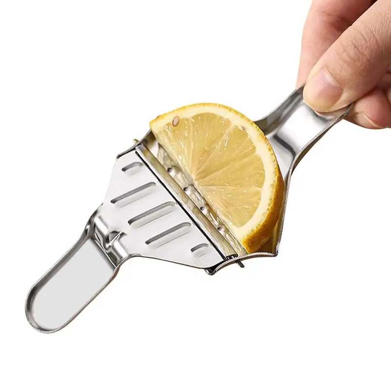 

Hand Lemon Squeezer Stainless Steel Tong Squeezer Portable Juicer Orange Citrus Presser Grape Clip Home Kitchen Accessories