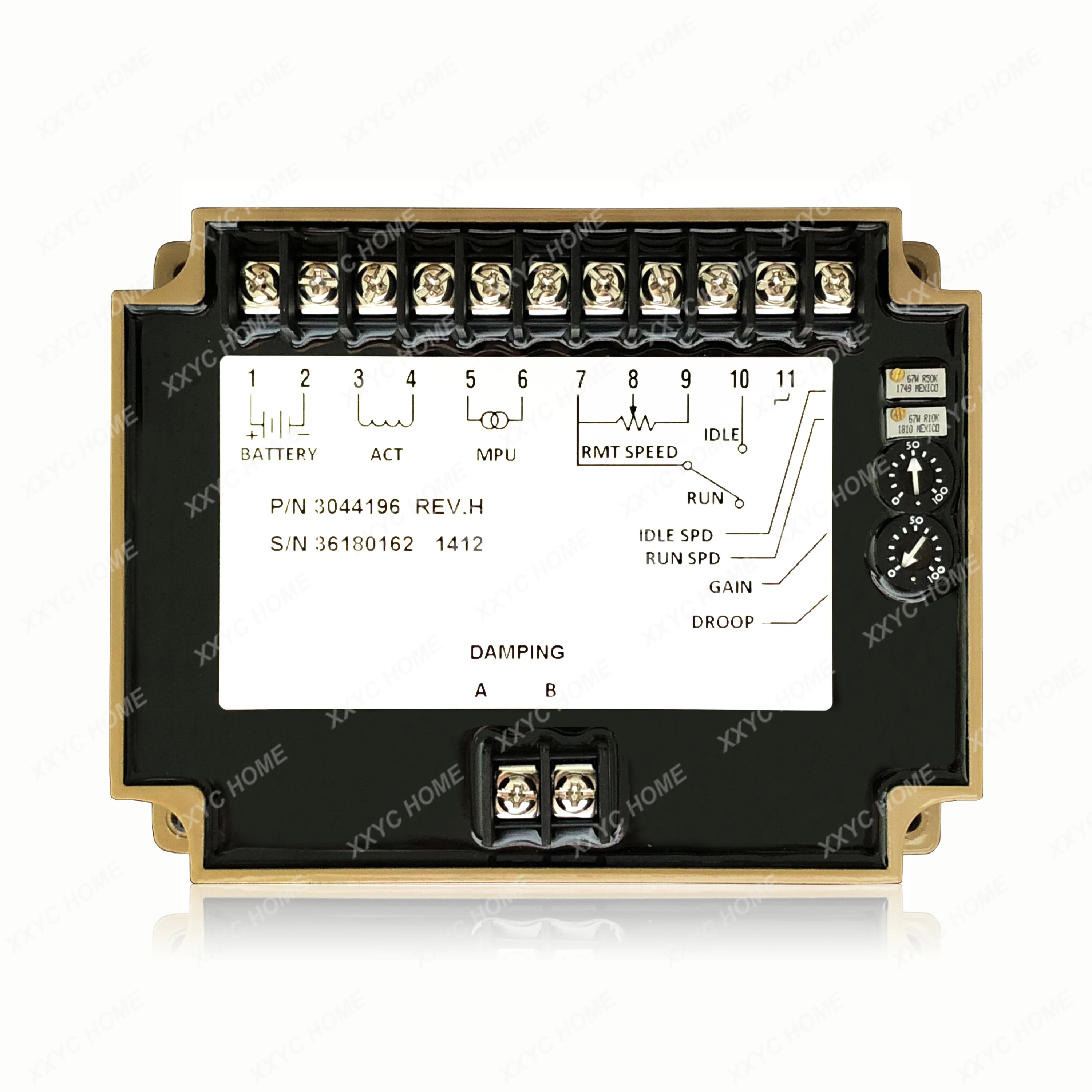 Панель управления скоростью 3044196 дизельный генератор 4914090/1 контроллер скорости