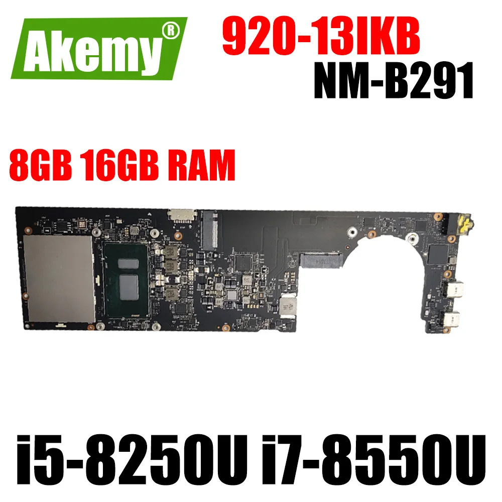 

Материнская плата для ноутбука Lenovo Yoga 920-13IKB, системная плата, материнская плата с центральным процессором, Φ ОЗУ 8 Гб 16 Гб
