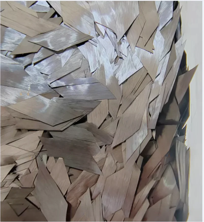 300 г хлопья Кованое углеродное волокно 45 мм Алмазная форма рубленая нить короткая