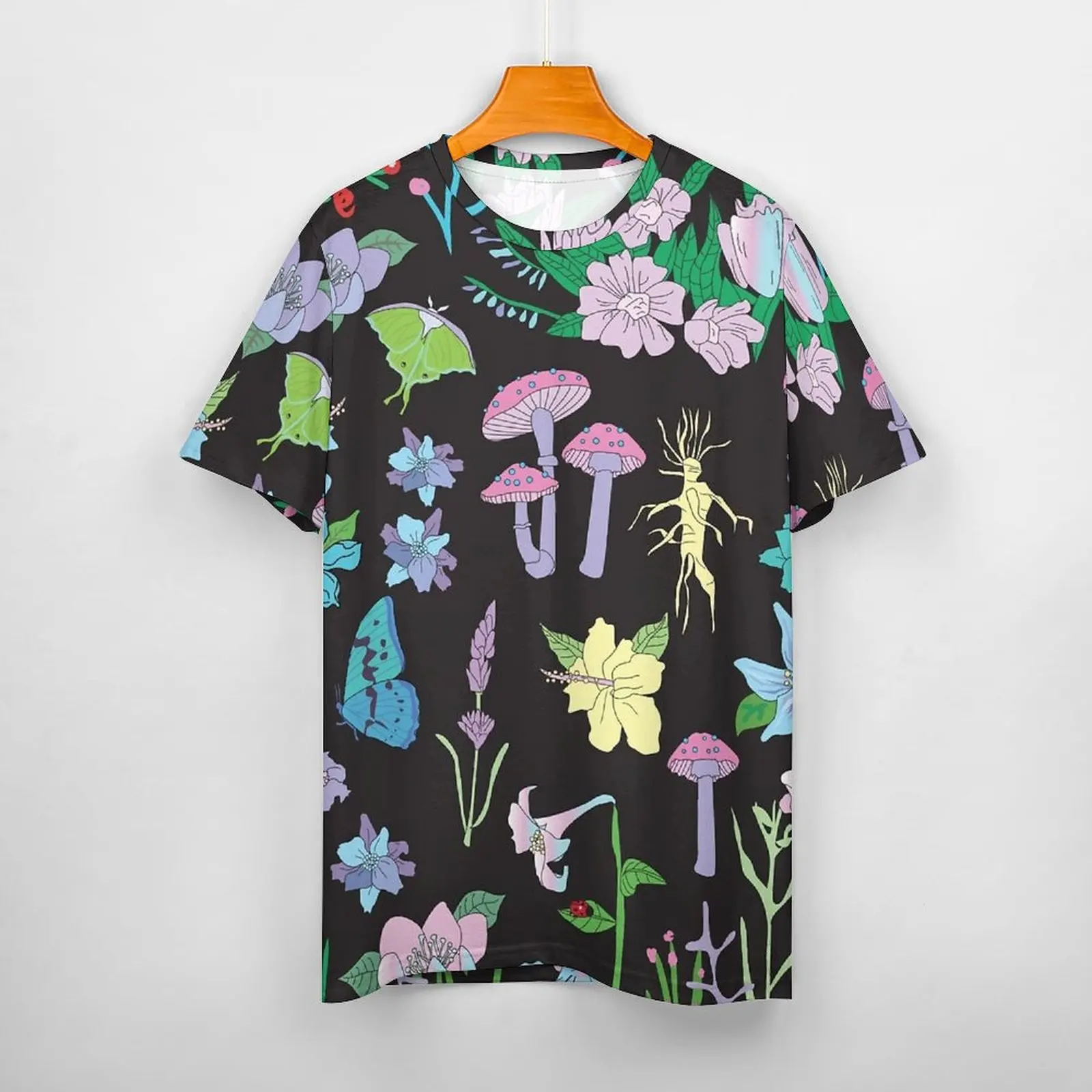 

Student Cotton T-shirt Fashion Garden Witch Women Printed T-shirt