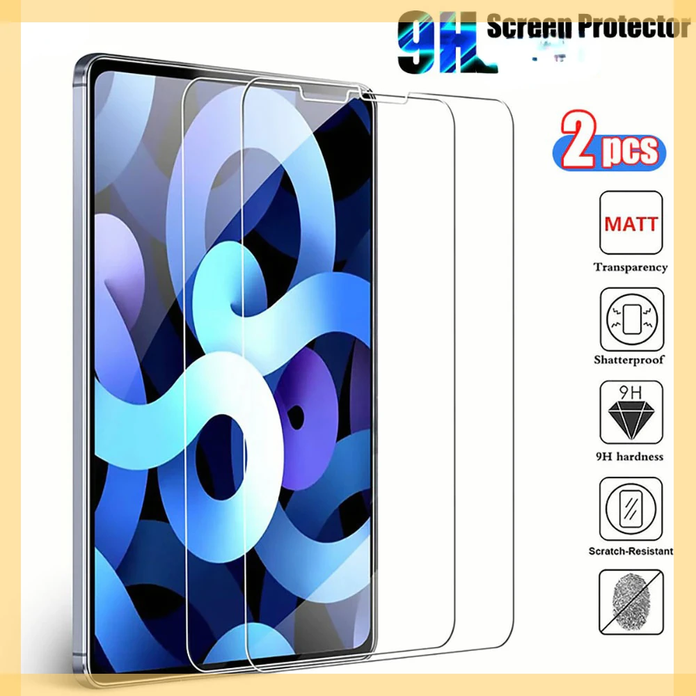 

2022 New Fashion 2 pcs Tempered Glass For Ipad Pro 11 12.9 9 10.2 10.5 Air 4 3 2 Tablet Screen Protector For Ipad Mini 6 5 4 3 1