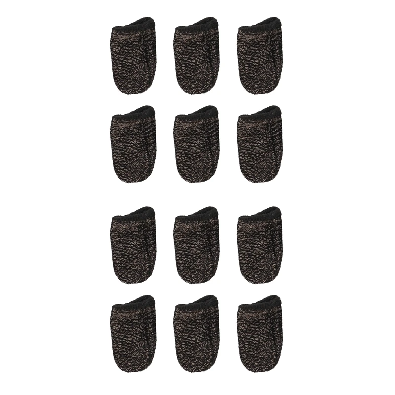 

12PCS Mobile Game Controller Finger Sleeve Sets, Breathable Full Press Screen Finger Set For PUBG