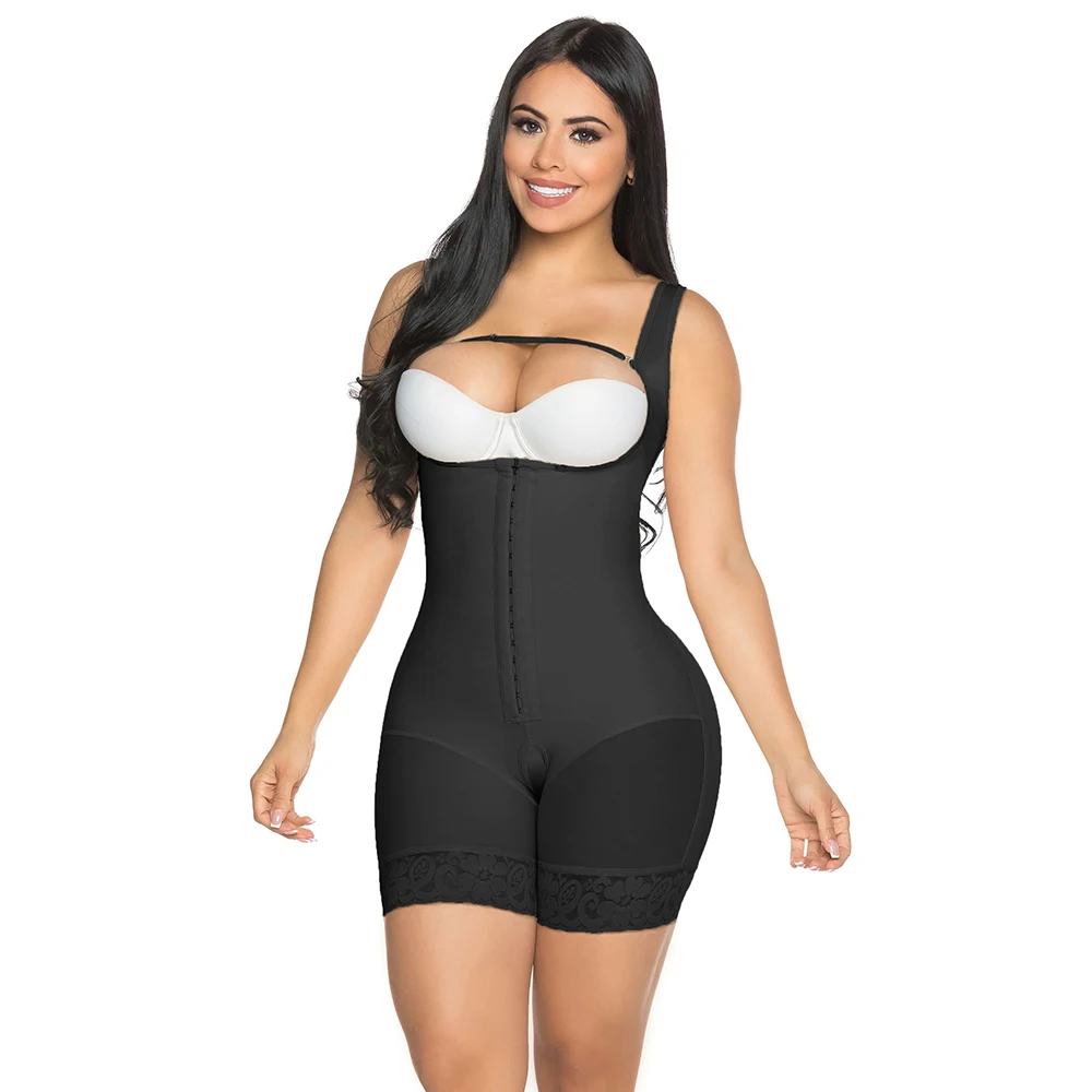 Open-chested sleeveless one-piece bodysuit skin color vest suspenders one-piece shorts shapewear