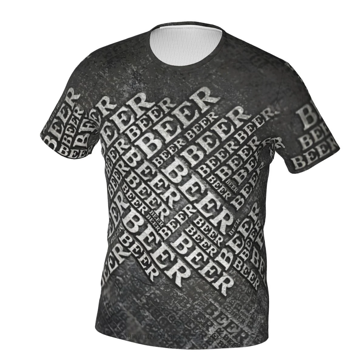 

Футболка спортивная быстросохнущая с принтом из полиэстера