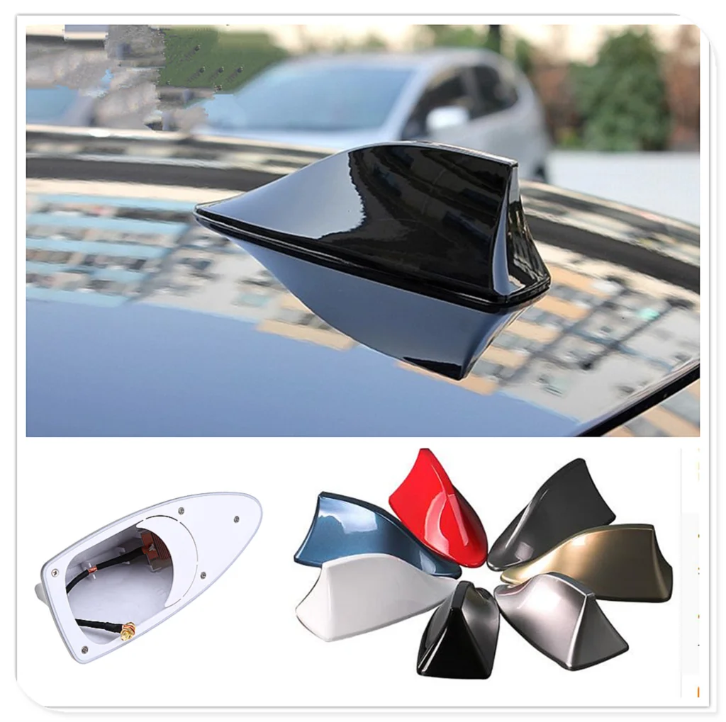 

Car styling Shark Fin Antenna Auto Radio Signal Aerial Roof Antennas for Volkswagen vw Phaeton 4.2 EOS 3.2 V6