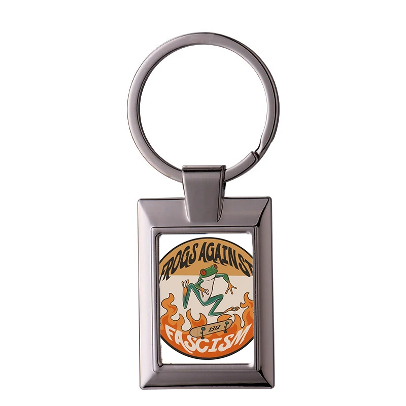 

Брелок с лягушками против фашизма Rnk, кольцо, ювелирный аксессуар, модный брелок с сердцем на заказ