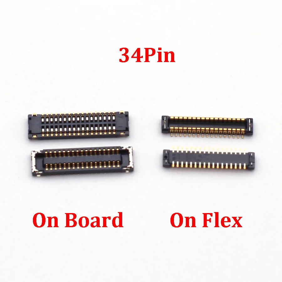 2-5 шт. 34pin ЖК-дисплей FPC Разъем для Huawei Nova 7SE 5T 4E 4/Nova4 Nova4E Nova5T Nova7SE/Mate 10/MATE RS разъем на плате