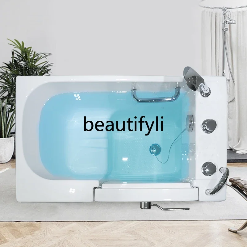 Боковая дверь без барьеров сидящая для дома акрил Джакузи интеллектуальная