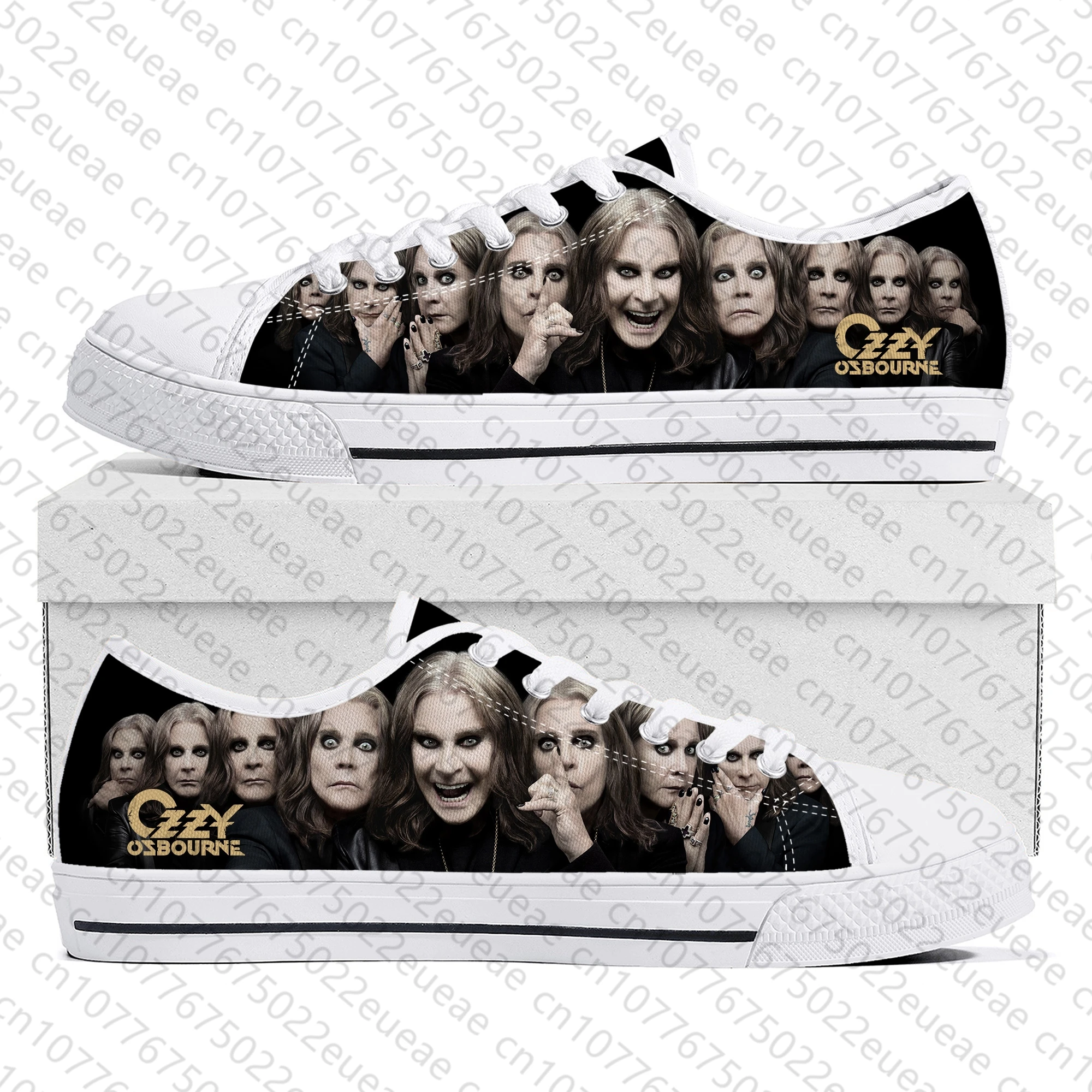 Низкие высококачественные кроссовки Ozzy рок-певица Осборна мужские и женские