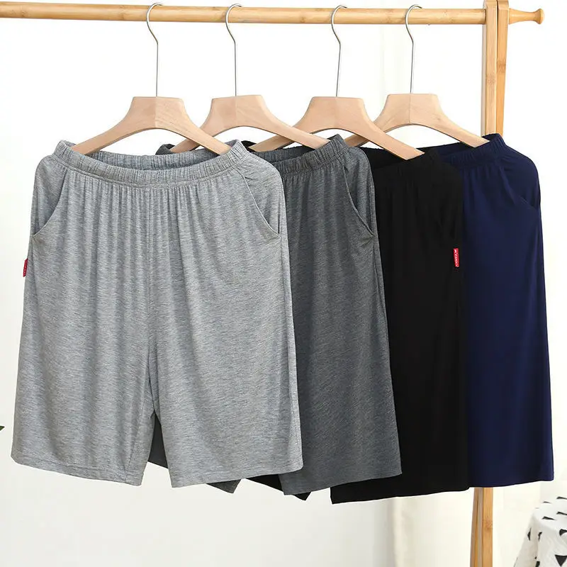 

Homme Short Mens Jogging Casual Sweatpant Men size 6XL Breathable Home shorts Beach Solid Cotton Shorts Men Striped Panties
