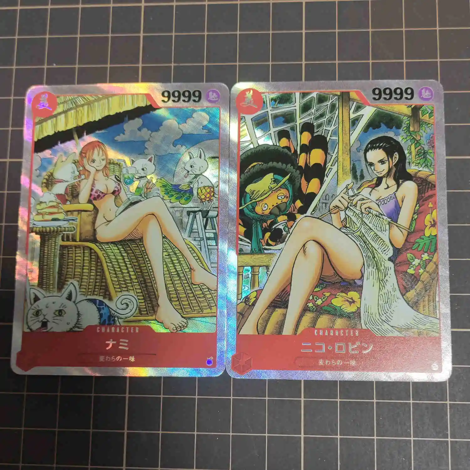 2 шт./компл. самодельная работа цельный купальник Nami Tcg коллекционная карта