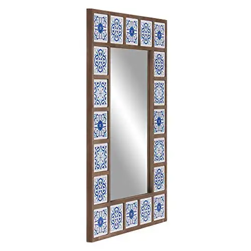 

x 38.75" Blue Wall Mirror