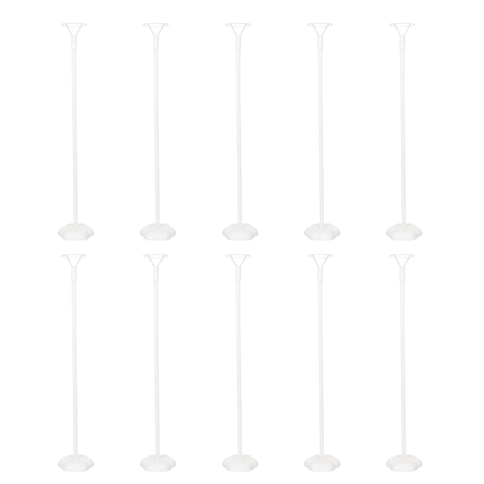 

10 Sets Balloon Table Float Sticks Base Centerpieces Tables Clear Balloons Stand Stands Column Kit Plastic Party decorations