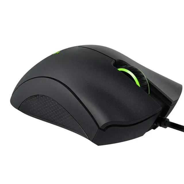 Black Razer DeathAdder Essential Wired Gaming Mouse Mice 6400DPI Optical Sensor 5 Independently Buttons For PC Gamer 4